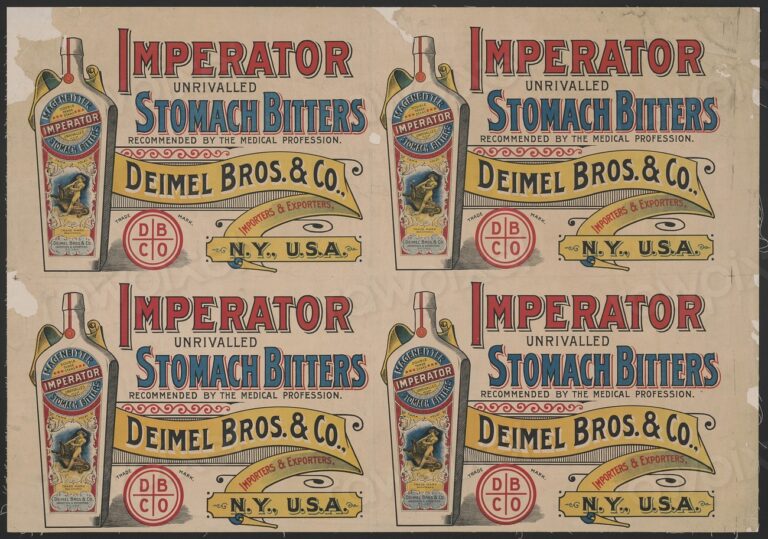 Imperator unrivalled stomach bitters, recommended